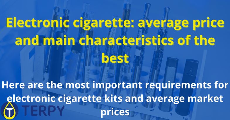 Electronic cigarette: average price