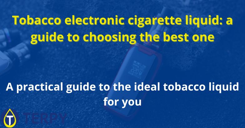 Tobacco electronic cigarette liquid